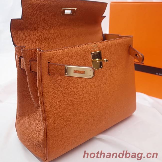 Hermes Kelly Shoulder Bag Original TOGO Leather KY3255 orange