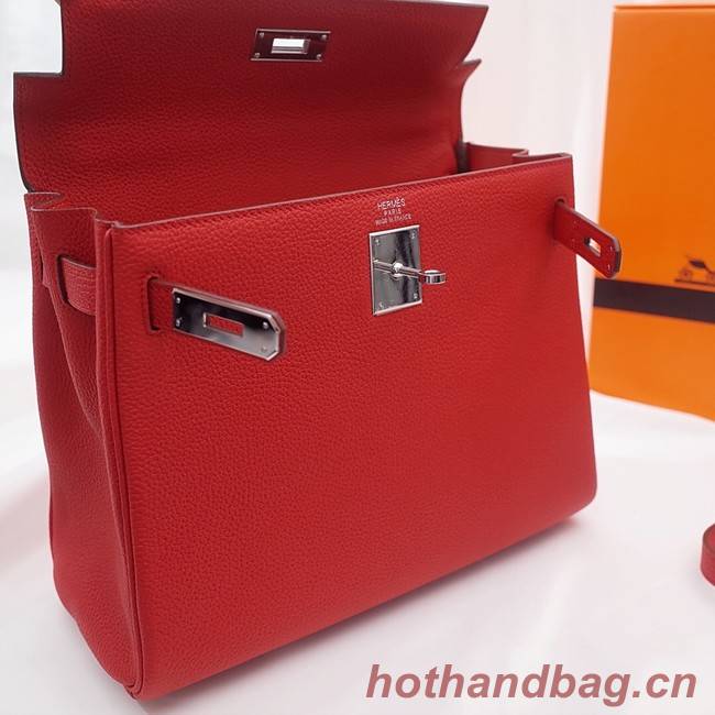 Hermes Kelly Shoulder Bag Original TOGO Leather KY3255 red