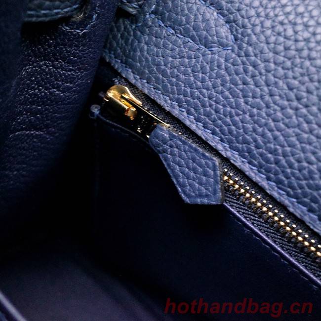 Hermes Kelly Shoulder Bag Original TOGO Leather KY3255 royal blue