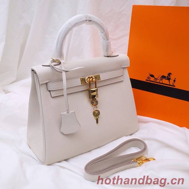 Hermes Kelly Shoulder Bag Original TOGO Leather KY3255 white