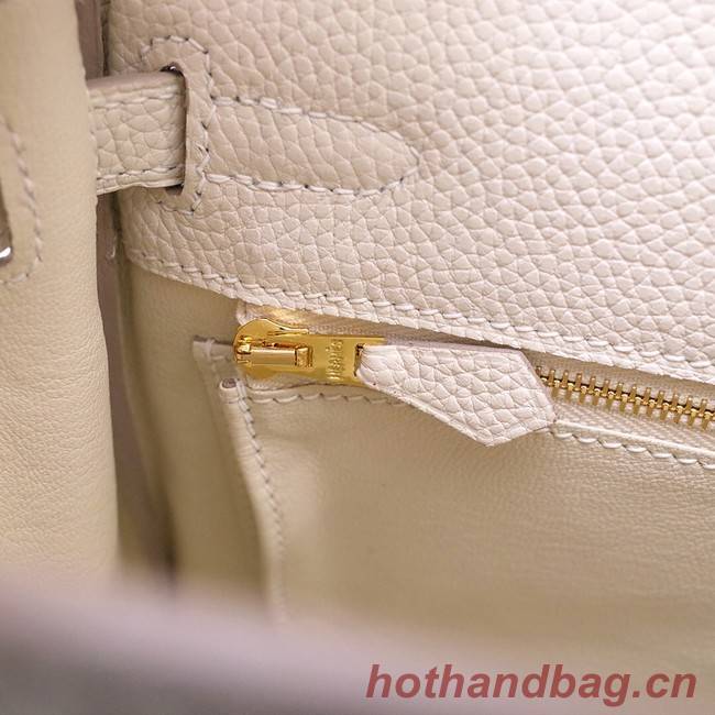 Hermes Kelly Shoulder Bag Original TOGO Leather KY3255 white