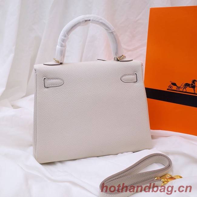 Hermes Kelly Shoulder Bag Original TOGO Leather KY3255 white