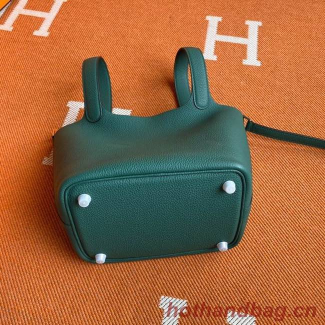 Hermes Picotin Lock Bags Original togo Leather PL3388 blackish green