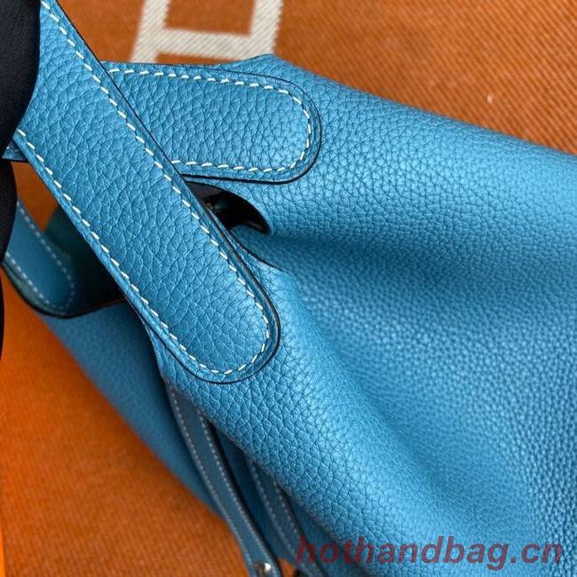 Hermes Picotin Lock Bags Original togo Leather PL3388 blue