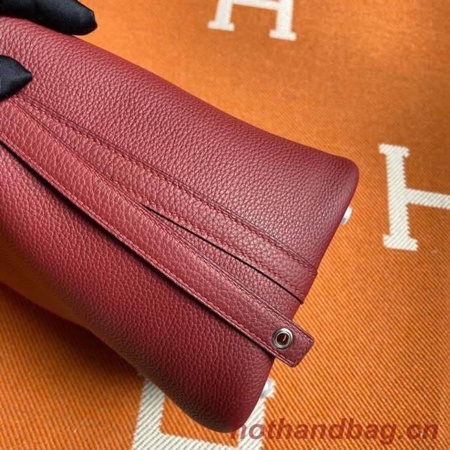 Hermes Picotin Lock Bags Original togo Leather PL3388 claret