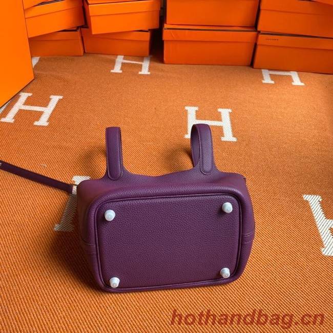 Hermes Picotin Lock Bags Original togo Leather PL3388 purple