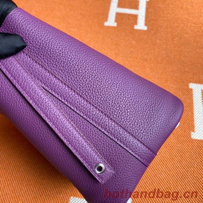 Hermes Picotin Lock Bags Original togo Leather PL3388 purple