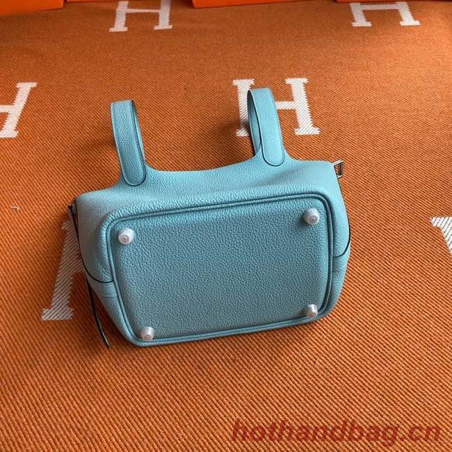 Hermes Picotin Lock Bags Original togo Leather PL3388 sky blue