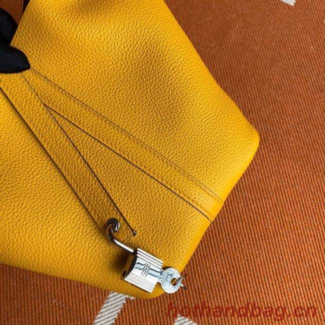 Hermes Picotin Lock Bags Original togo Leather PL3388 yellow