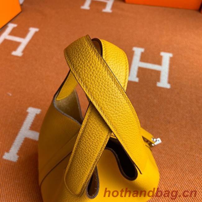 Hermes Picotin Lock Bags Original togo Leather PL3388 yellow