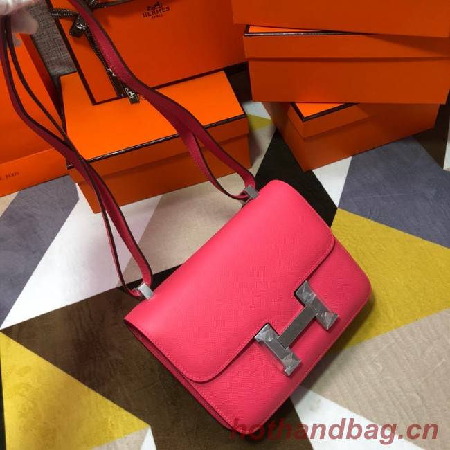 Hermes Original Espom Leather Constance Bag 5333 Lipstick Pink