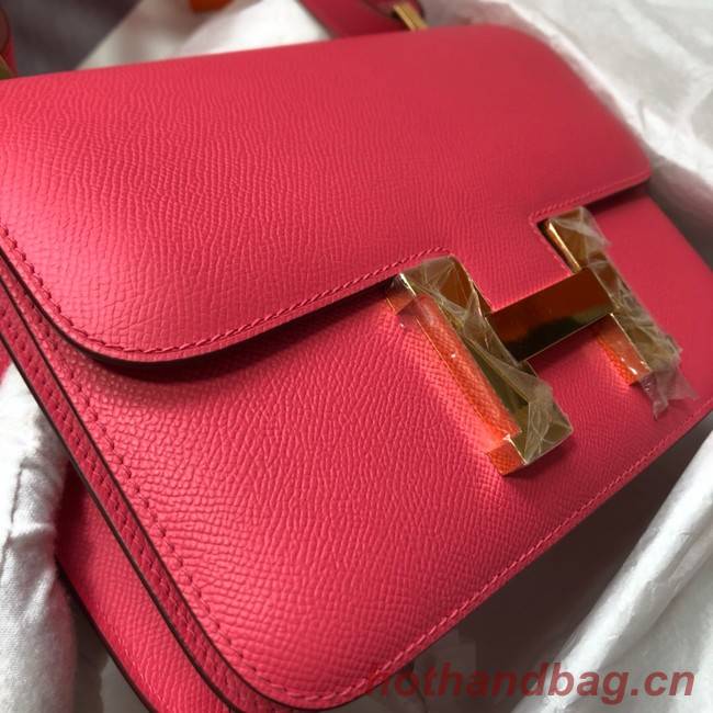 Hermes Original Espom Leather Constance Bag 5333 Lipstick Pink