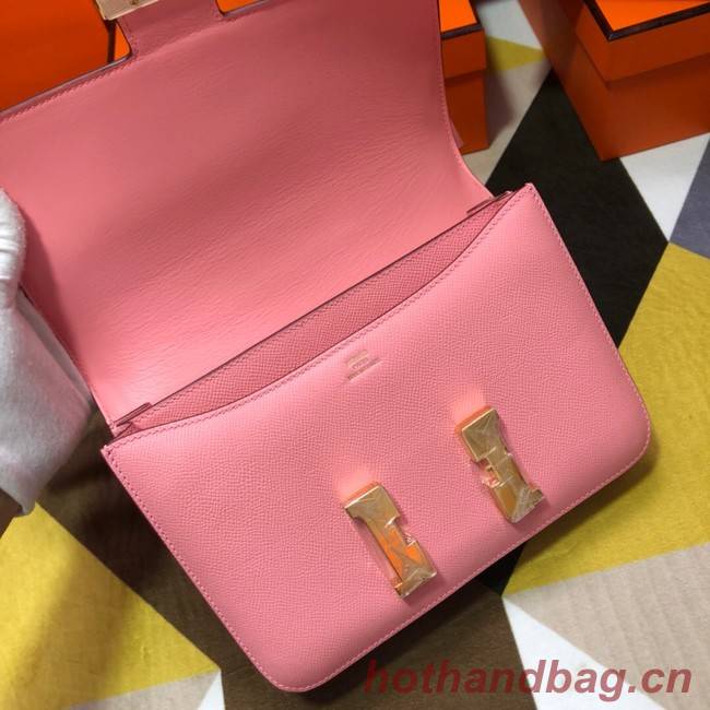 Hermes Original Espom Leather Constance Bag 5333 Pink