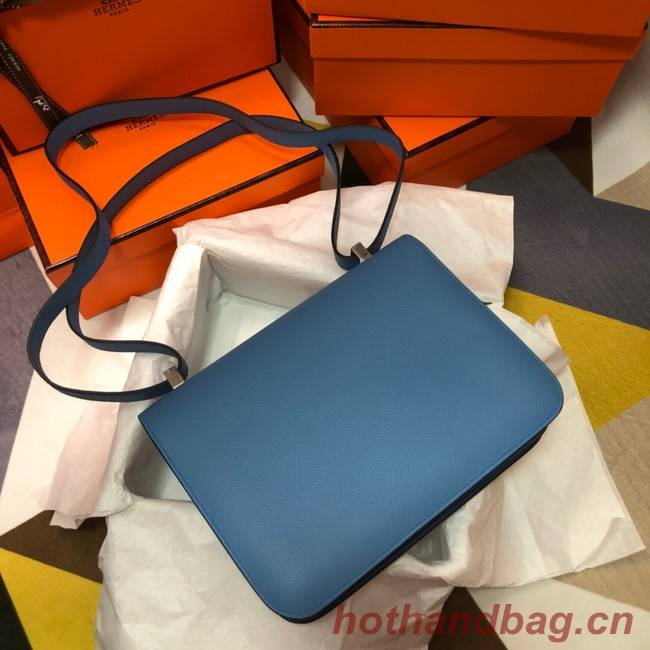 Hermes Original Espom Leather Constance Bag 5333 blue