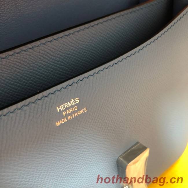 Hermes Original Espom Leather Constance Bag 5333 blue