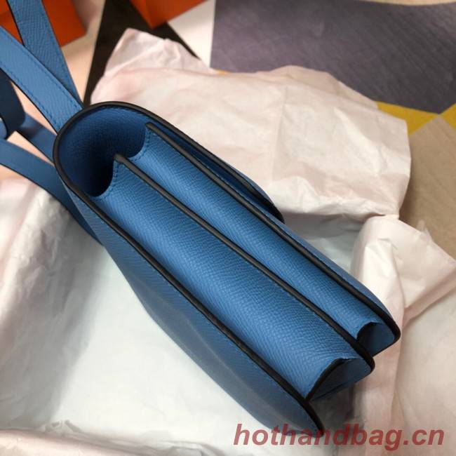 Hermes Original Espom Leather Constance Bag 5333 blue