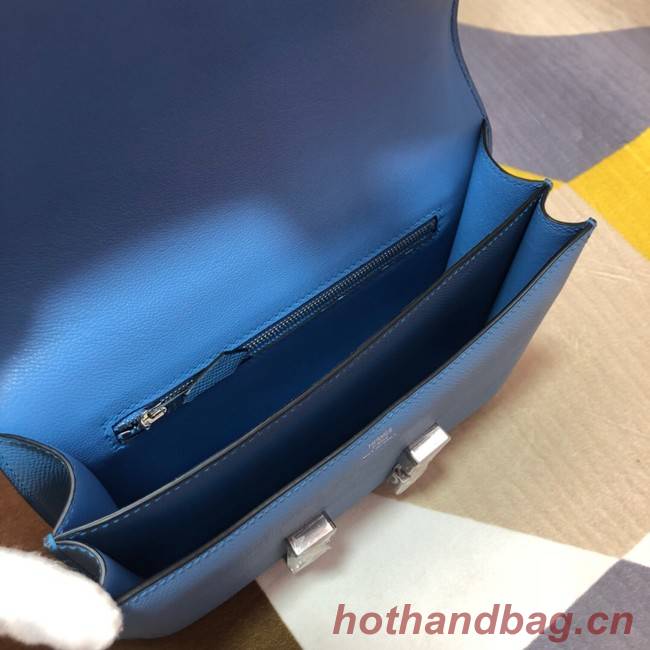 Hermes Original Espom Leather Constance Bag 5333 blue