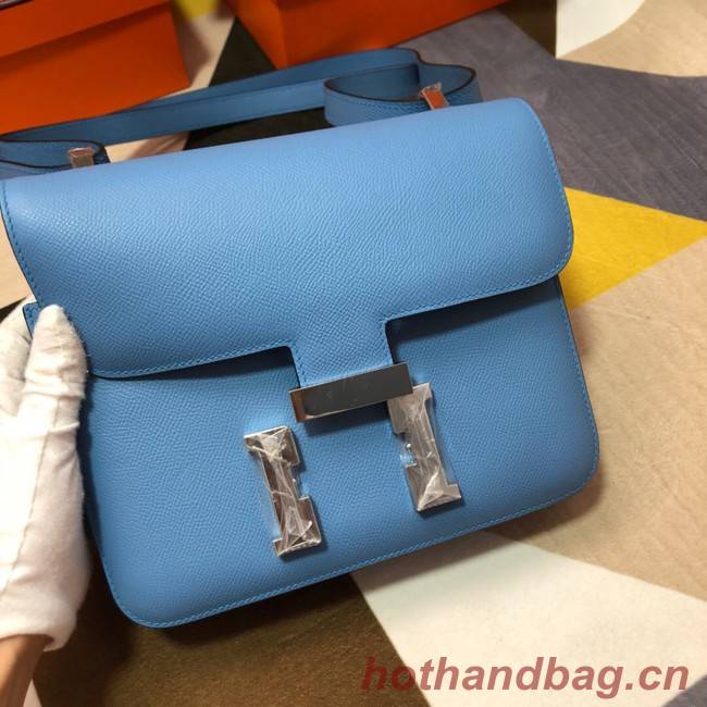 Hermes Original Espom Leather Constance Bag 5333 blue