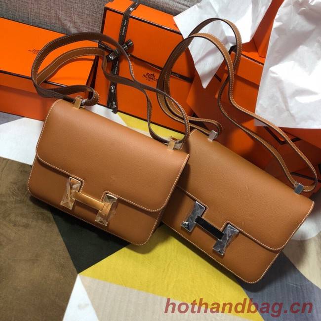 Hermes Original Espom Leather Constance Bag 5333 brown