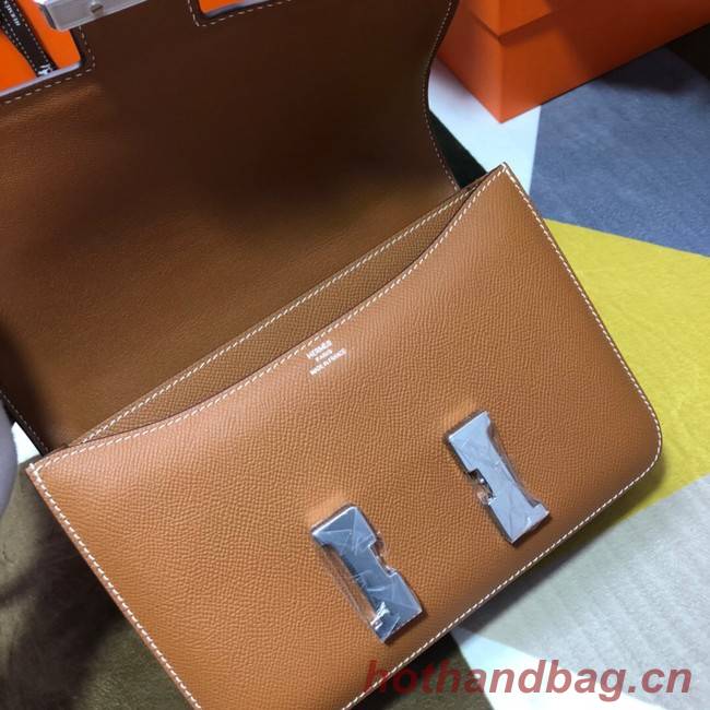 Hermes Original Espom Leather Constance Bag 5333 brown