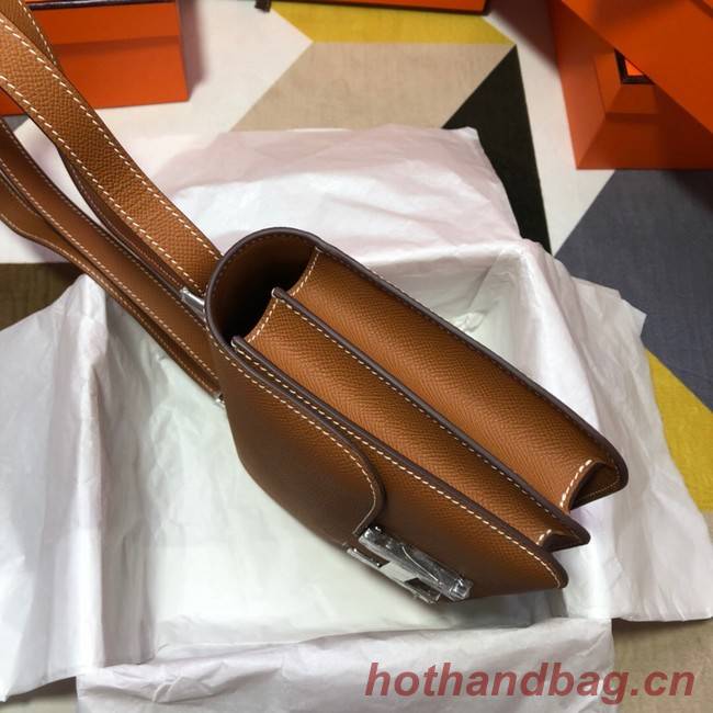 Hermes Original Espom Leather Constance Bag 5333 brown