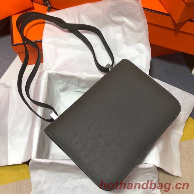 Hermes Original Espom Leather Constance Bag 5333 dark gray