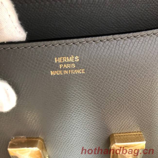 Hermes Original Espom Leather Constance Bag 5333 dark gray