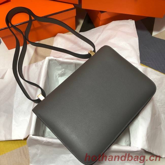 Hermes Original Espom Leather Constance Bag 5333 dark gray