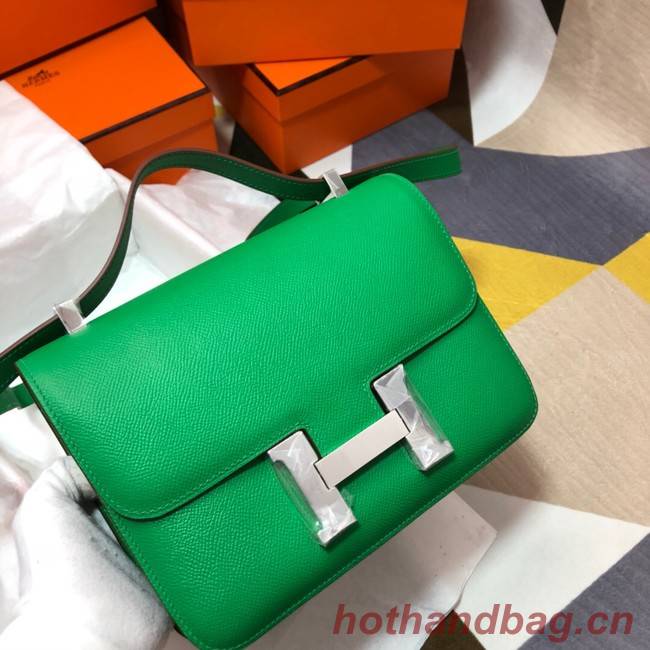 Hermes Original Espom Leather Constance Bag 5333 green