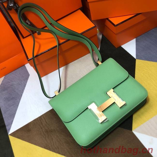 Hermes Original Espom Leather Constance Bag 5333 light green