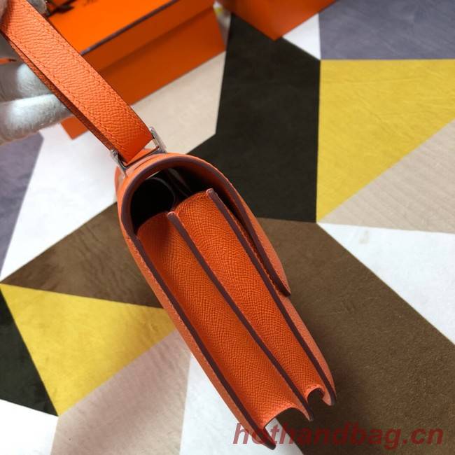 Hermes Original Espom Leather Constance Bag 5333 orange