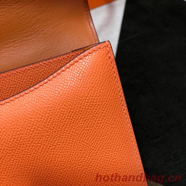 Hermes Original Espom Leather Constance Bag 5333 orange