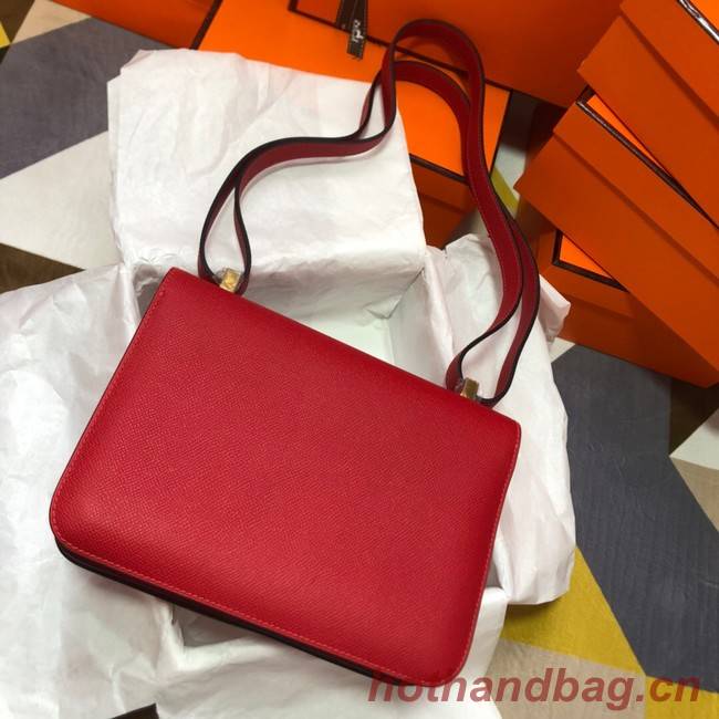 Hermes Original Espom Leather Constance Bag 5333 red