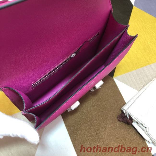 Hermes Original Espom Leather Constance Bag 5333 rose