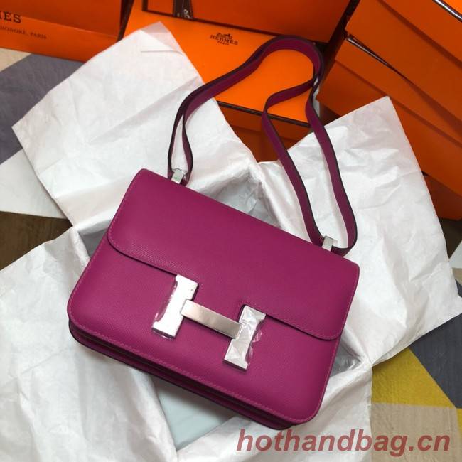 Hermes Original Espom Leather Constance Bag 5333 rose