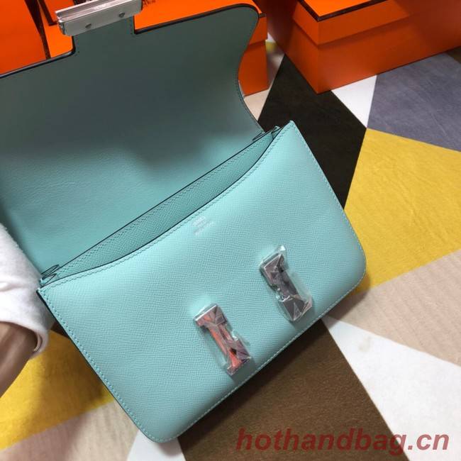 Hermes Original Espom Leather Constance Bag 5333 sky blue