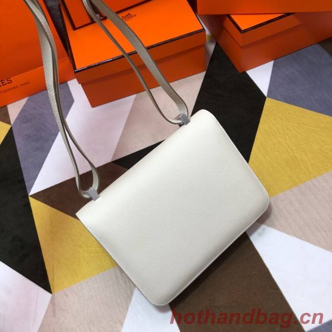 Hermes Original Espom Leather Constance Bag 5333 white