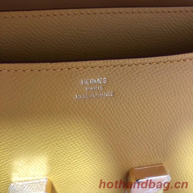 Hermes Original Espom Leather Constance Bag 5333 yellow