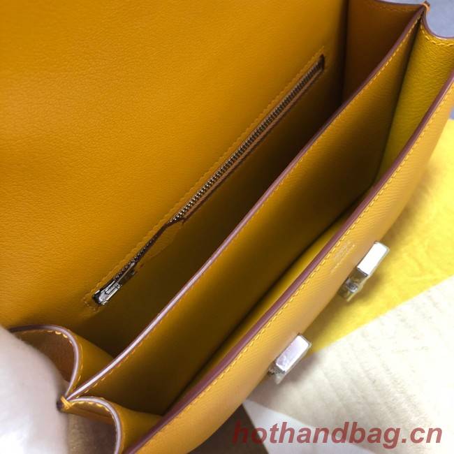 Hermes Original Espom Leather Constance Bag 5333 yellow