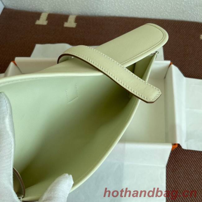 Hermes Original jige swift Leather Clutch 37088 cream