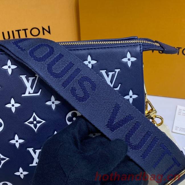 Louis Vuitton COUSSIN PM M58626 Royal blue & white