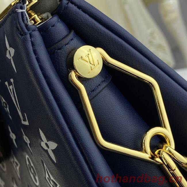 Louis Vuitton COUSSIN PM M58626 Royal blue & white