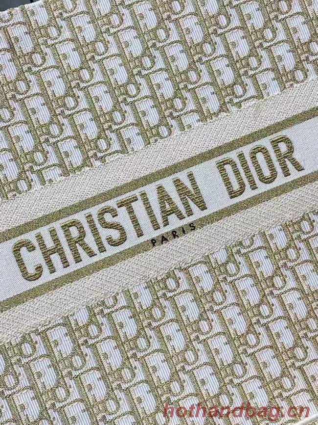 DIOR BOOK TOTE Embroidery C1286-9 cream