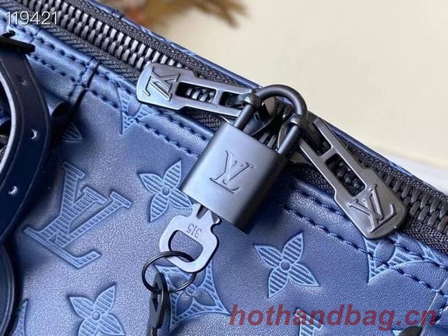 Louis Vuitton KEEPALL BANDOULIERE 50 M45731 Navy Blue