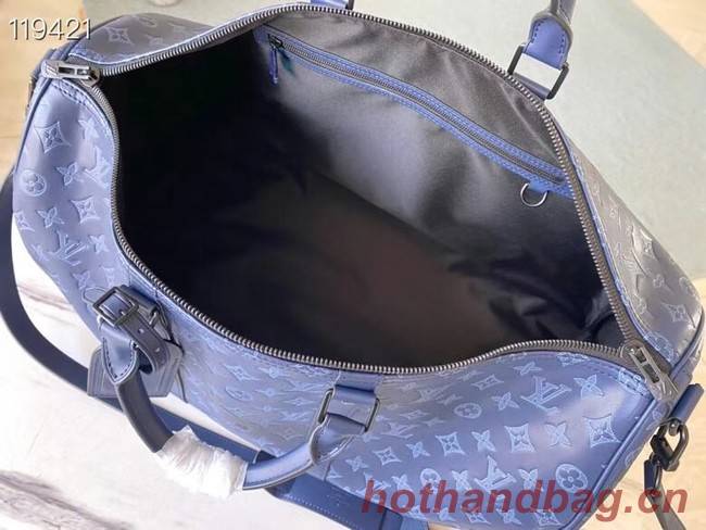 Louis Vuitton KEEPALL BANDOULIERE 50 M45731 Navy Blue