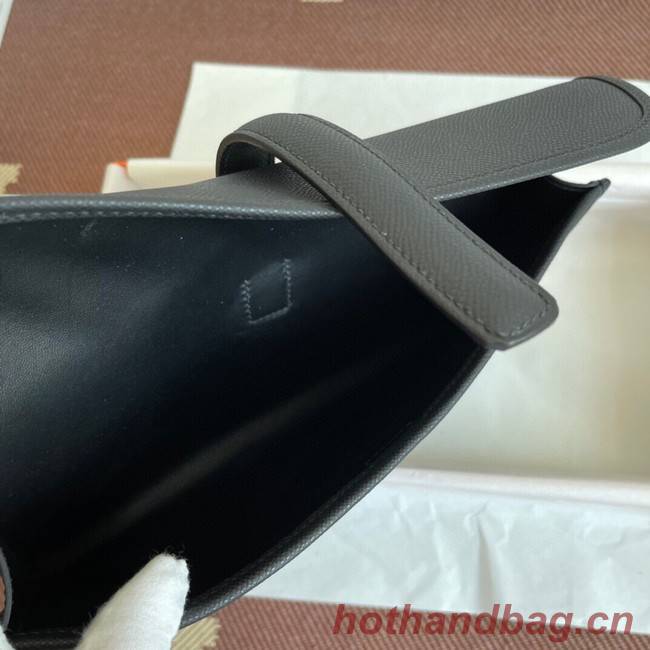 Hermes Original Espom Leather Clutch 37088 black