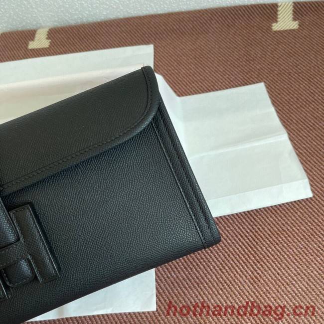 Hermes Original Espom Leather Clutch 37088 black