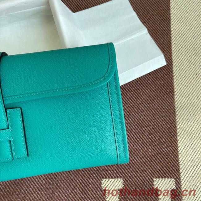 Hermes Original Espom Leather Clutch 37088 blue