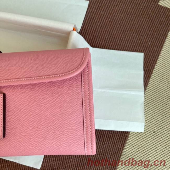 Hermes Original Espom Leather Clutch 37088 cherry blossoms