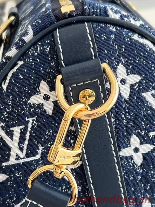 Louis Vuitton Monogram denim M59609 Navy Blue